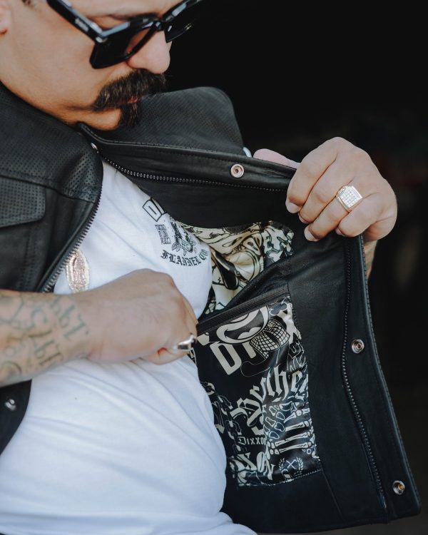 Deadwood Suede Leather Vest - Black Online Sale - Image 4