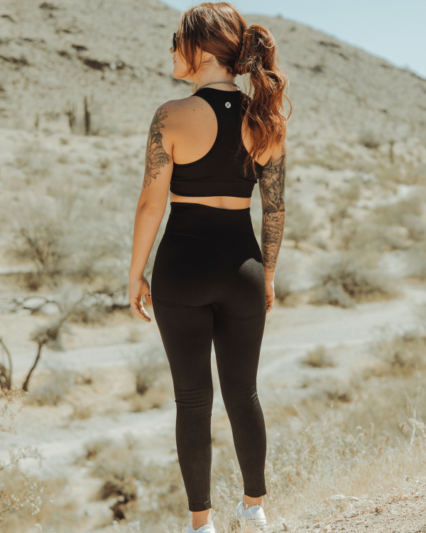 Women s Seamless Leggings - Black For Cheap - Image 2