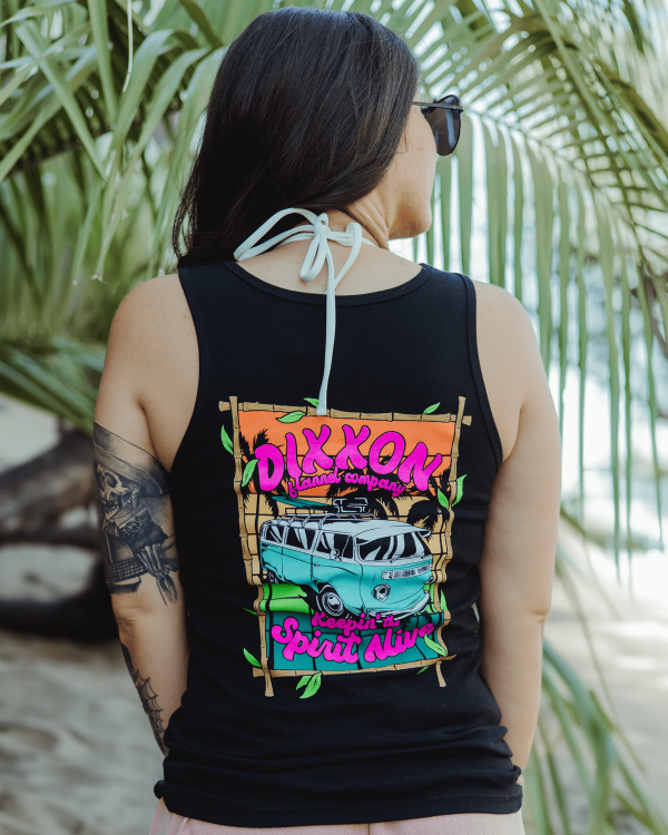Women s Keepin  the Van Spirit Alive Fitted Tank - Black on Sale