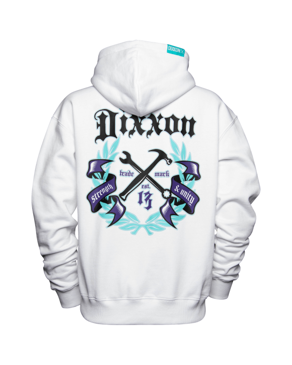 Women s Purple Award Crest Zip Up - White For Cheap - Image 2