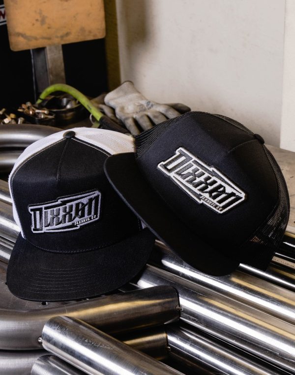 Bolt Logo Flat Bill Trucker Snapback Online now