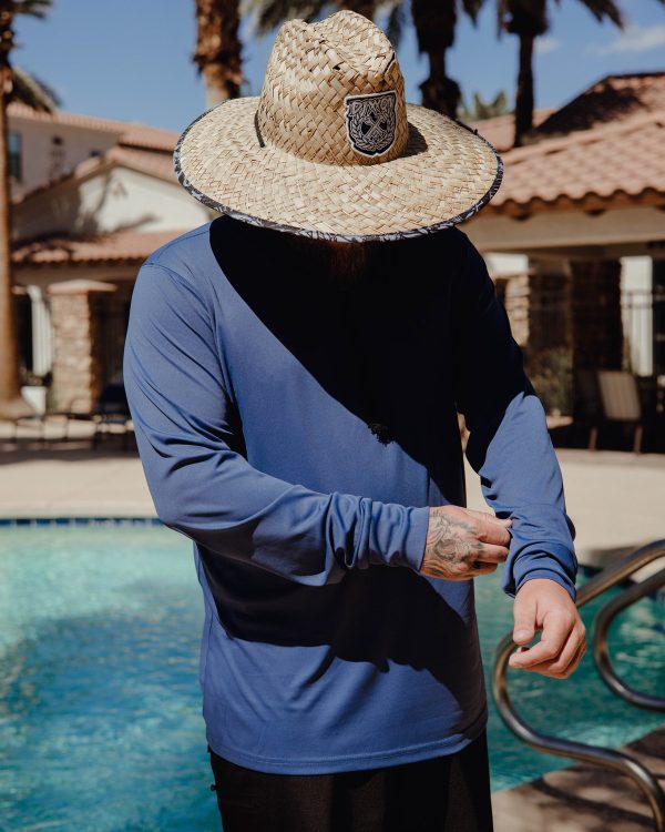 Gold Tide UV Long Sleeve - Navy For Sale - Image 4