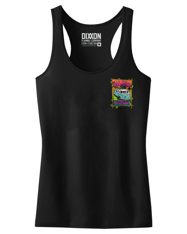 Women s Keepin  the Van Spirit Alive Fitted Tank - Black on Sale - Image 3
