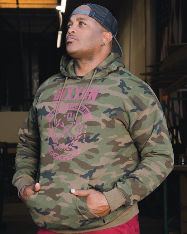Maroon Weld Pullover Hoodie - Camo For Discount