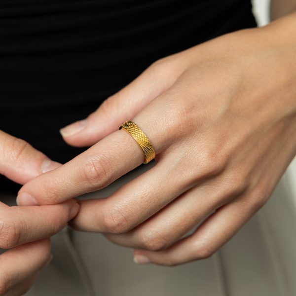 Keffiyeh Ring | Women on Sale - Image 2