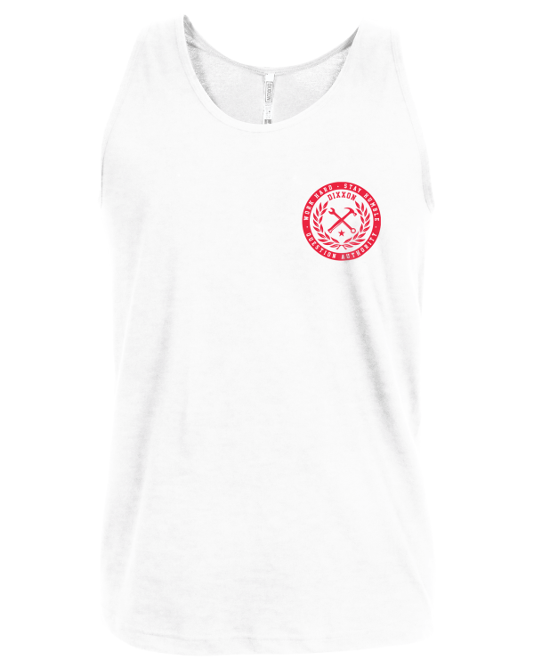 Branded Tank - White & Red on Sale - Image 2