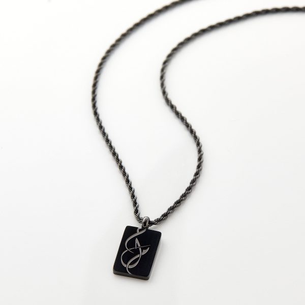Dream | حلم Calligraphy Necklace - Men Online Sale - Image 5