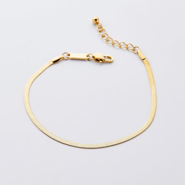 Herringbone Chain Anklet | Girls Hot on Sale