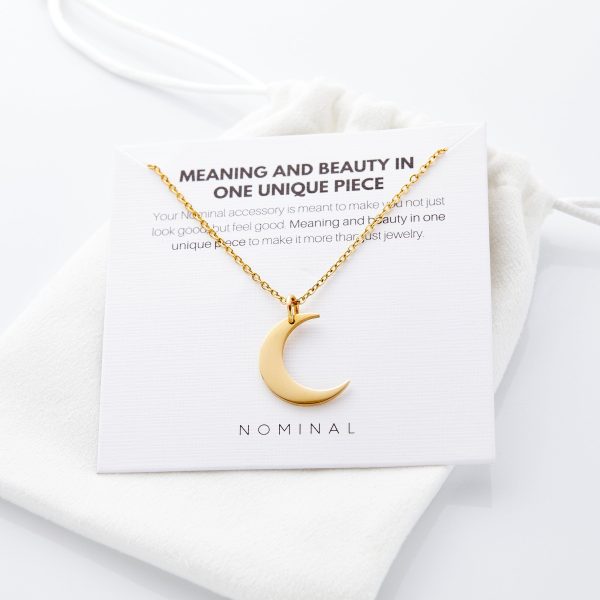Crescent Moon Necklace Online now - Image 3