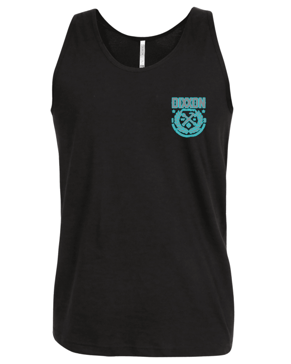 Made Tank - Black, Gray, & Teal Online now - Image 3
