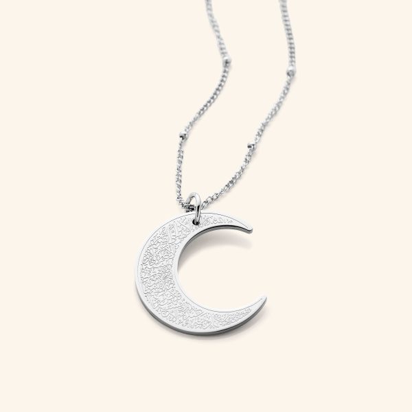 Ayatul Kursi Crescent Necklace Hot on Sale - Image 4
