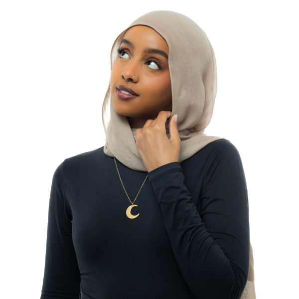 With Hardship Comes Ease  | Crescent Necklace For Discount - Image 5