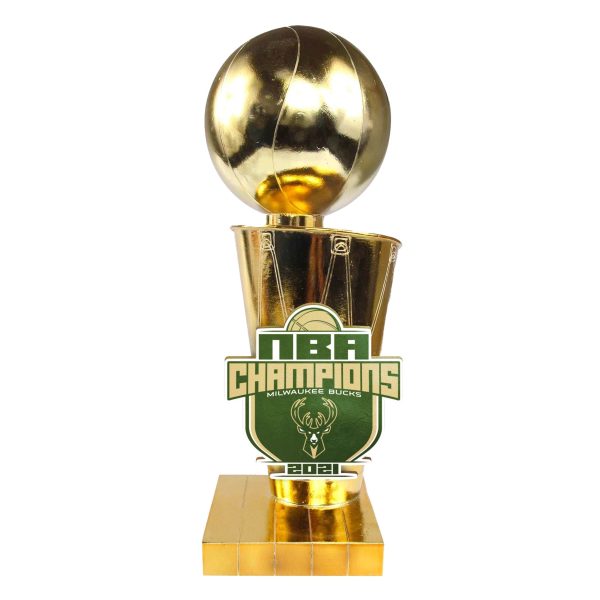 Milwaukee Bucks 2021 NBA Champions Trophy Replica Discount