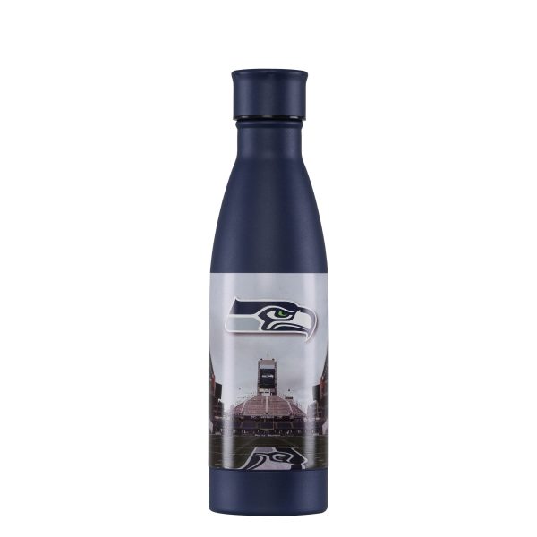 Seattle Seahawks NFL Primetime Metal 18 oz Bottle For Sale